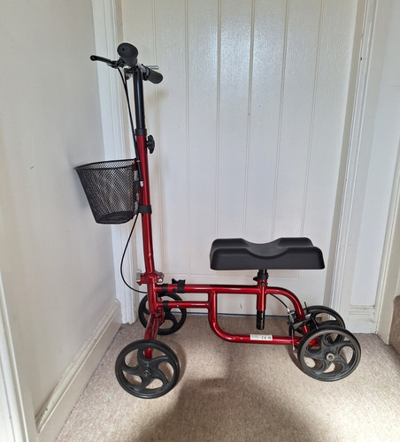 Red black wheel - red/black, knee