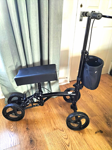 Adult manual black wheel - black, 4-wheel